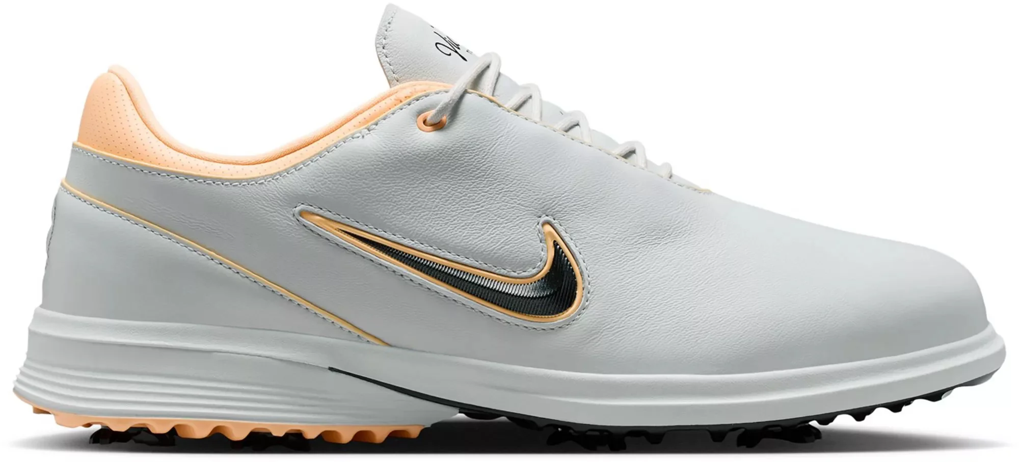 Nike Victory Tour 4 Golf Shoes Golf Shoes - Photon Dust/Tangerine Tint/Black - 11 - MEDIUM
