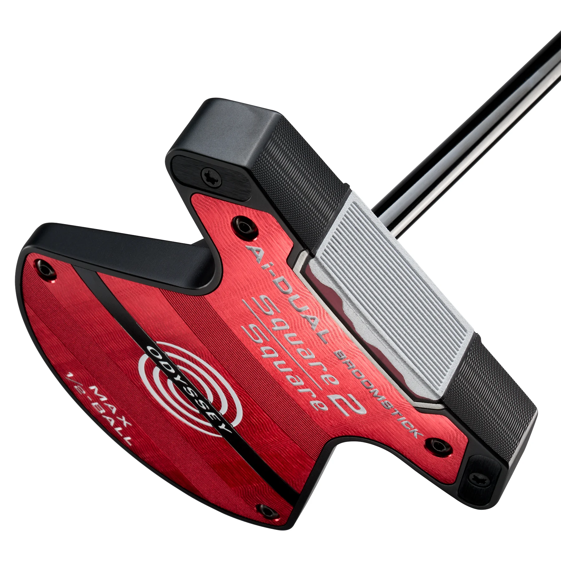 Odyssey Ai-DUAL Square 2 Square Max 1/2 Ball Broomstick Putter - RIGHT - MAX 1/2 BALL - 48" - Golf Clubs