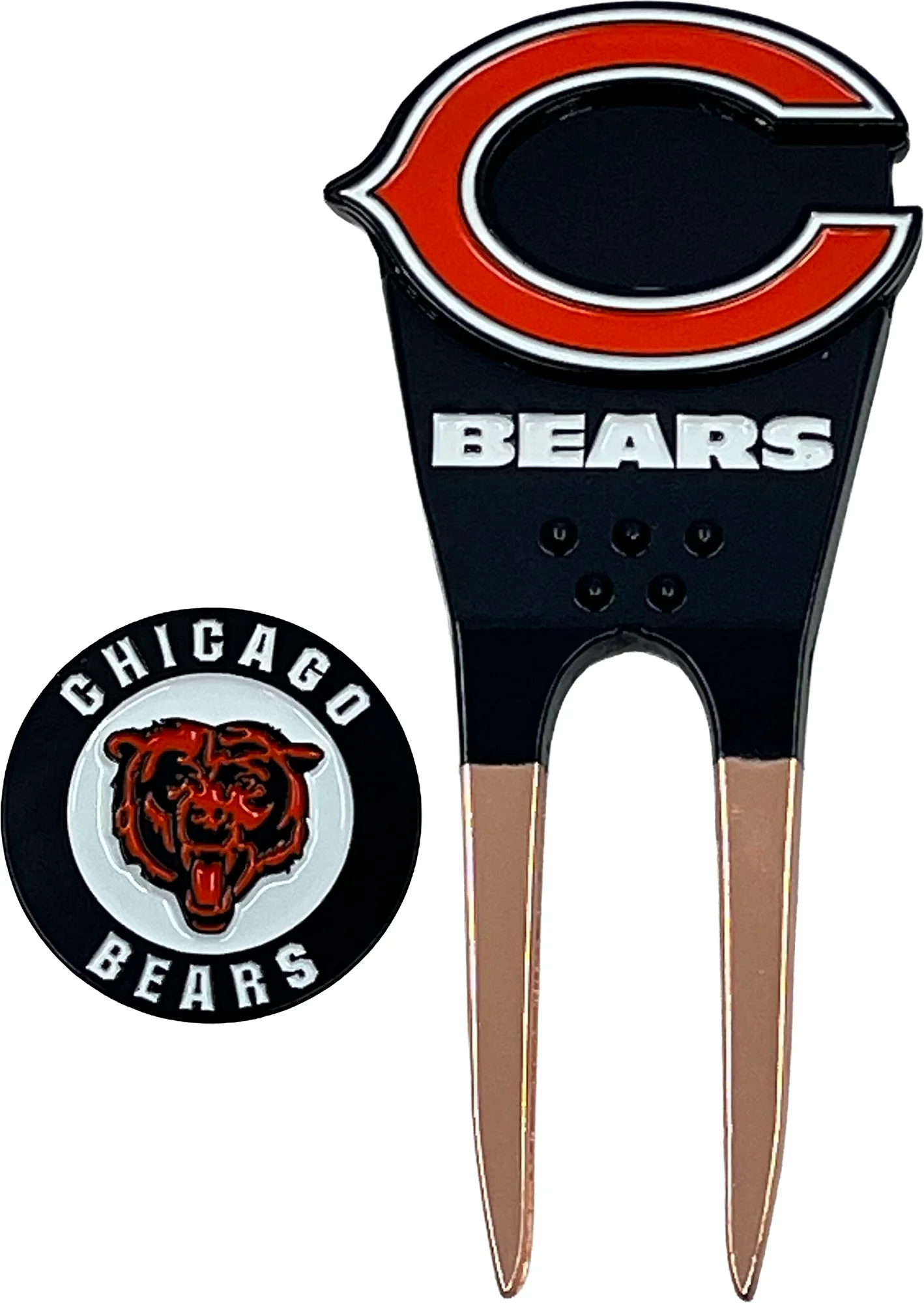 PAC Golf Chicago Bears Divot Repair Tool & Ball Marker