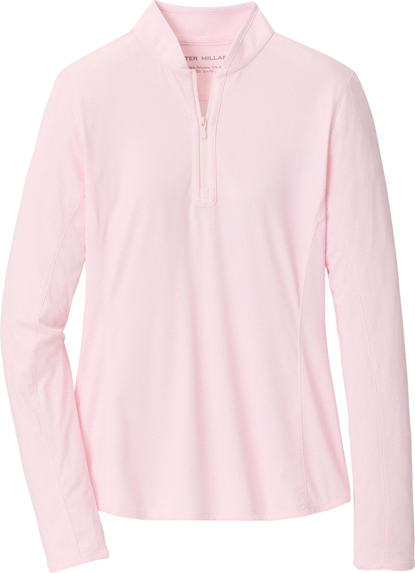 Peter Millar Womens Shadebreak Playful Petals Lightweight Golf Sun Shirt - Pink, Size: X-Large