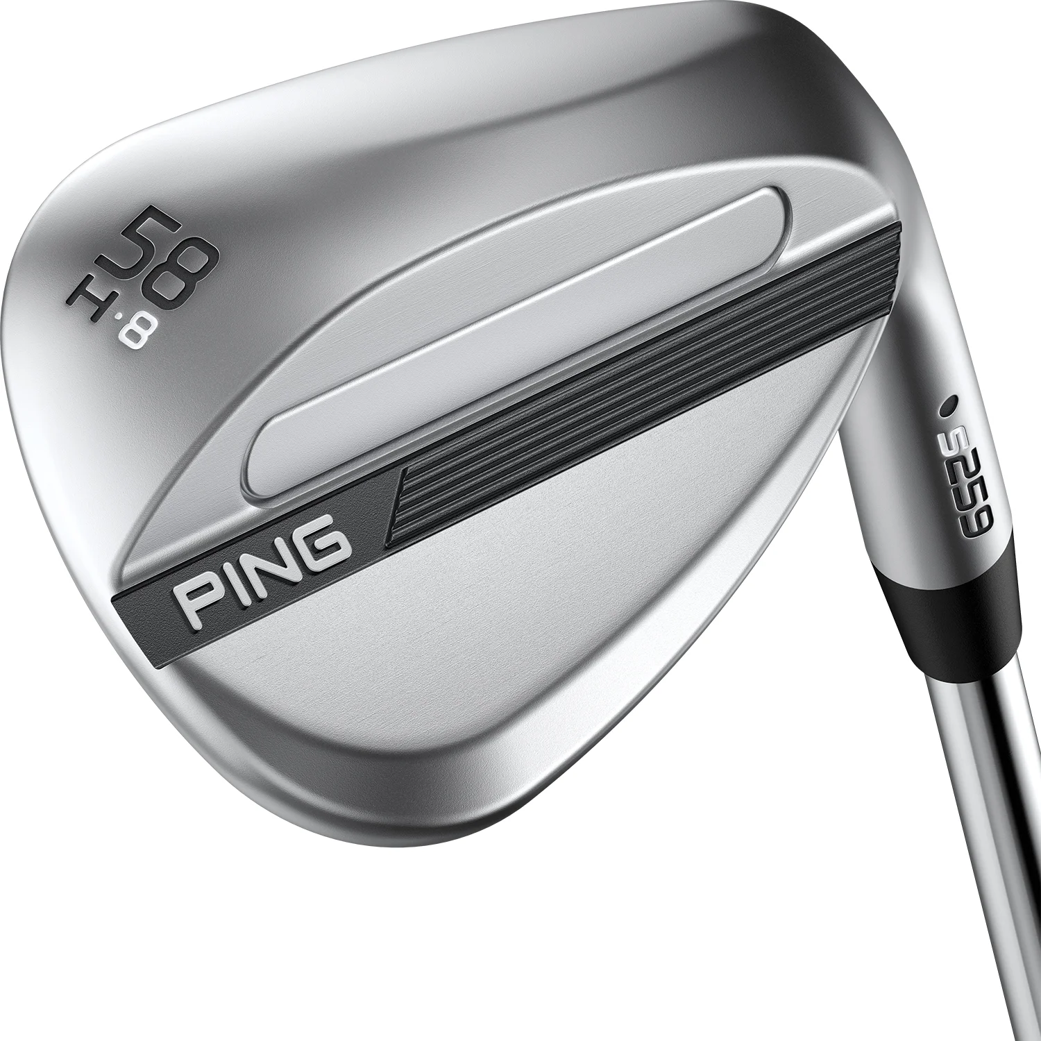 PING s259 Hydropearl Chrome Wedges - LEFT - CHROME - 46.12 S - Golf Clubs