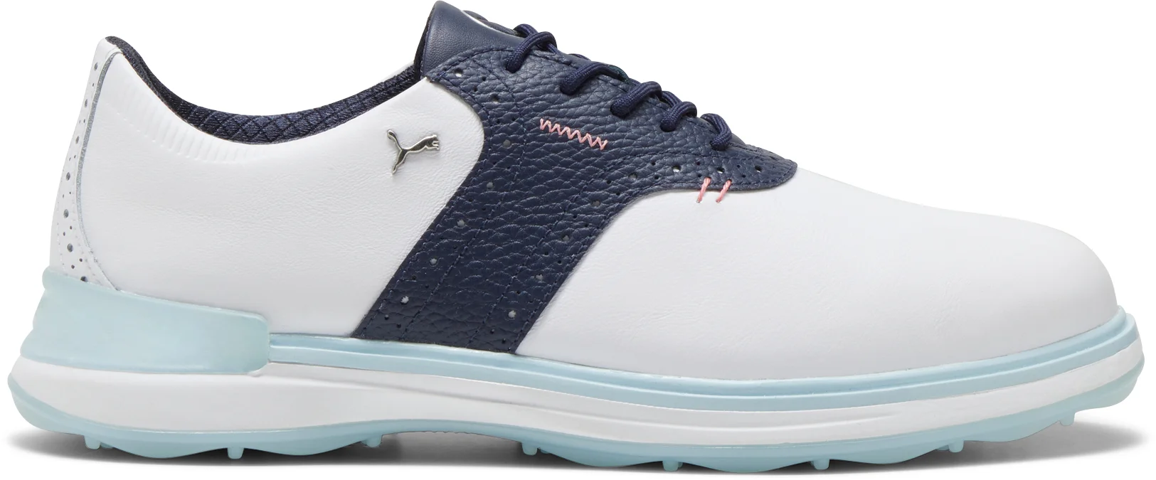 PUMA AVANT Golf Shoes - Puma White/Deep Navy - 10.5 - MEDIUM