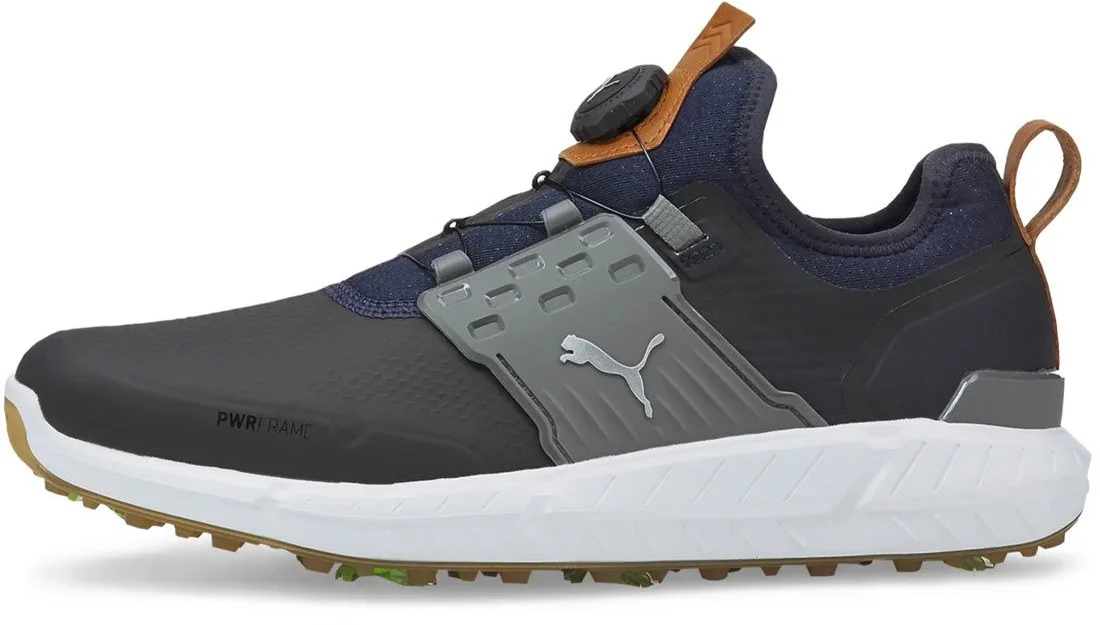 PUMA IGNITE Articulate Disc Golf Shoes - Peacoat/Puma Silver/Quiet Shade - 9 - MEDIUM