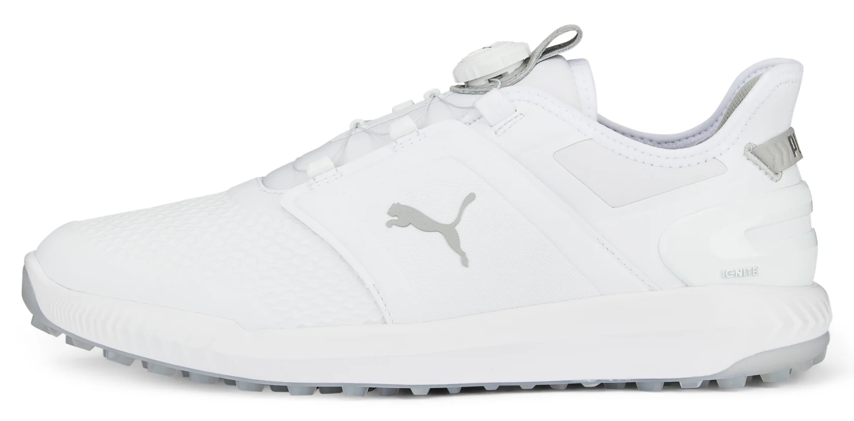 PUMA IGNITE Elevate Disc Golf Shoes - PUMA White/PUMA Silver - 14 - MEDIUM