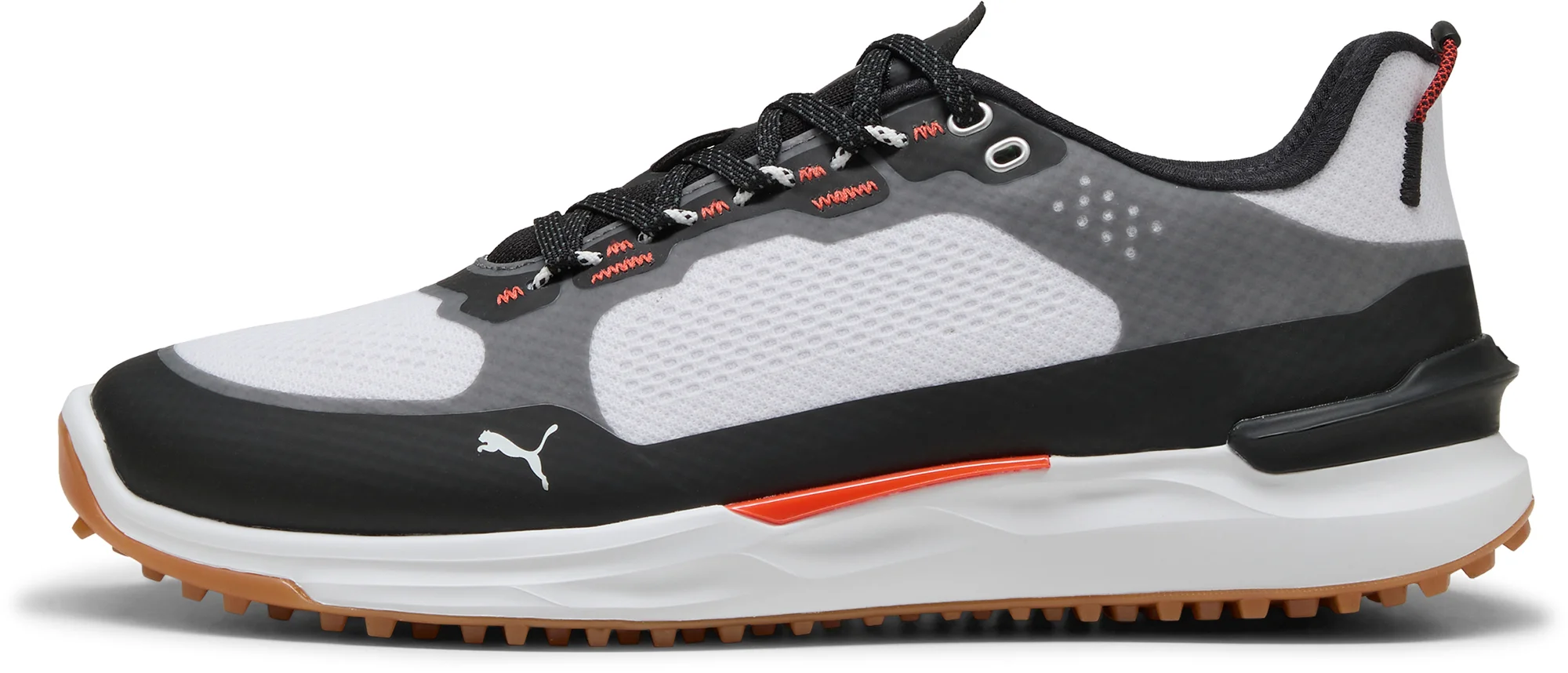 PUMA IGNITE ELEVATE X Spikeless Golf Shoes - Puma White/Puma Black - 10 - MEDIUM