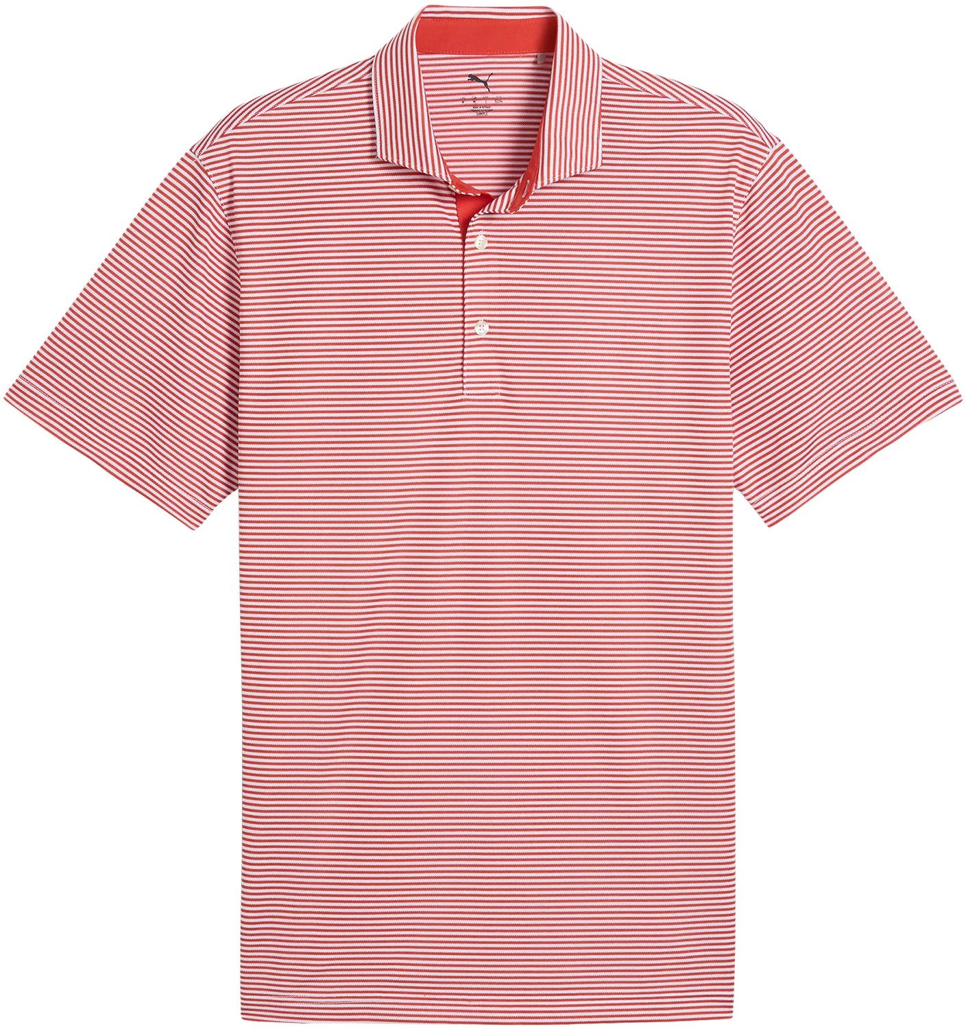 PUMA Isle Pique Mens Golf Polo - Red, Size: XXL