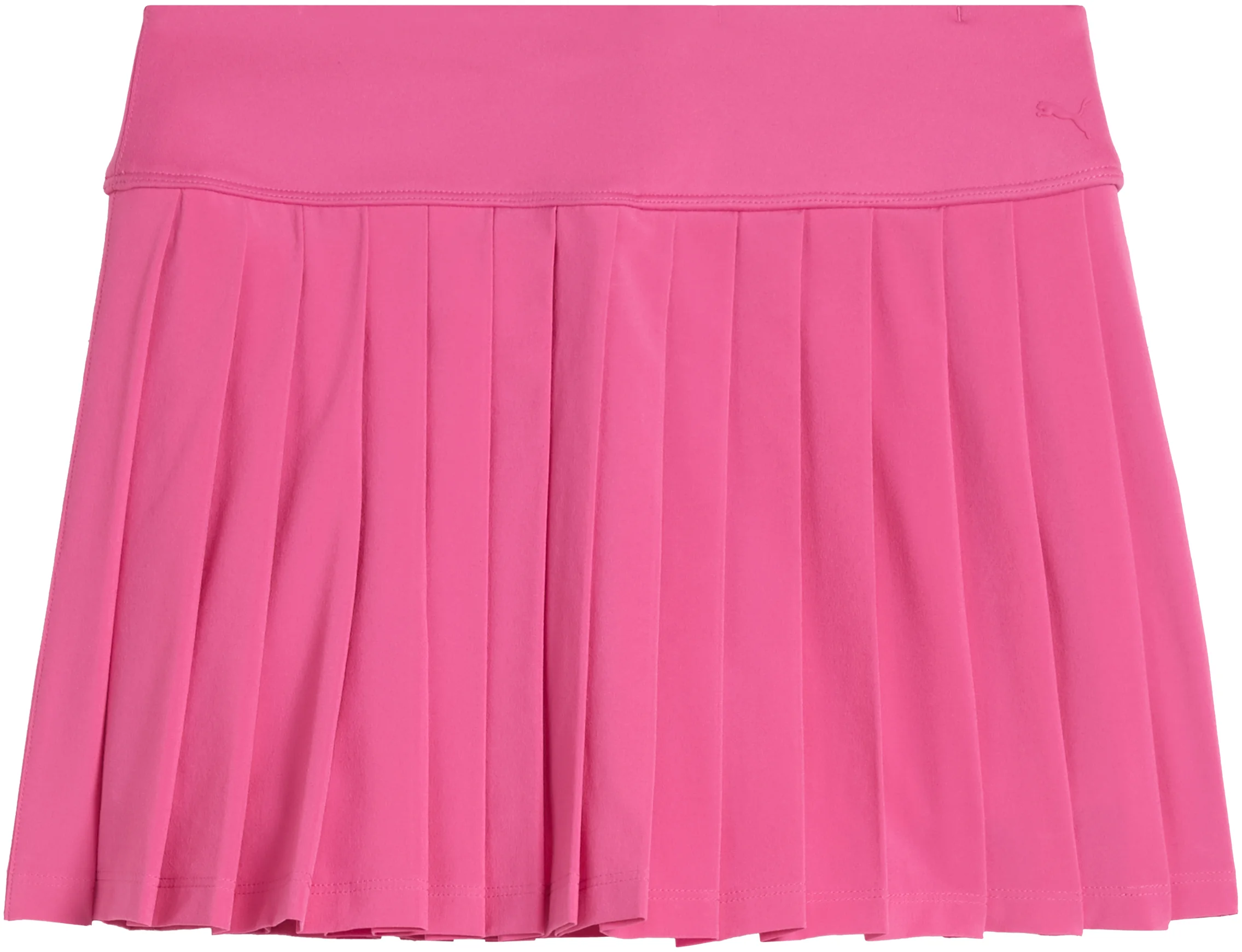 PUMA Junior Girls Pleat Golf Skirt - Pink, Size: Medium