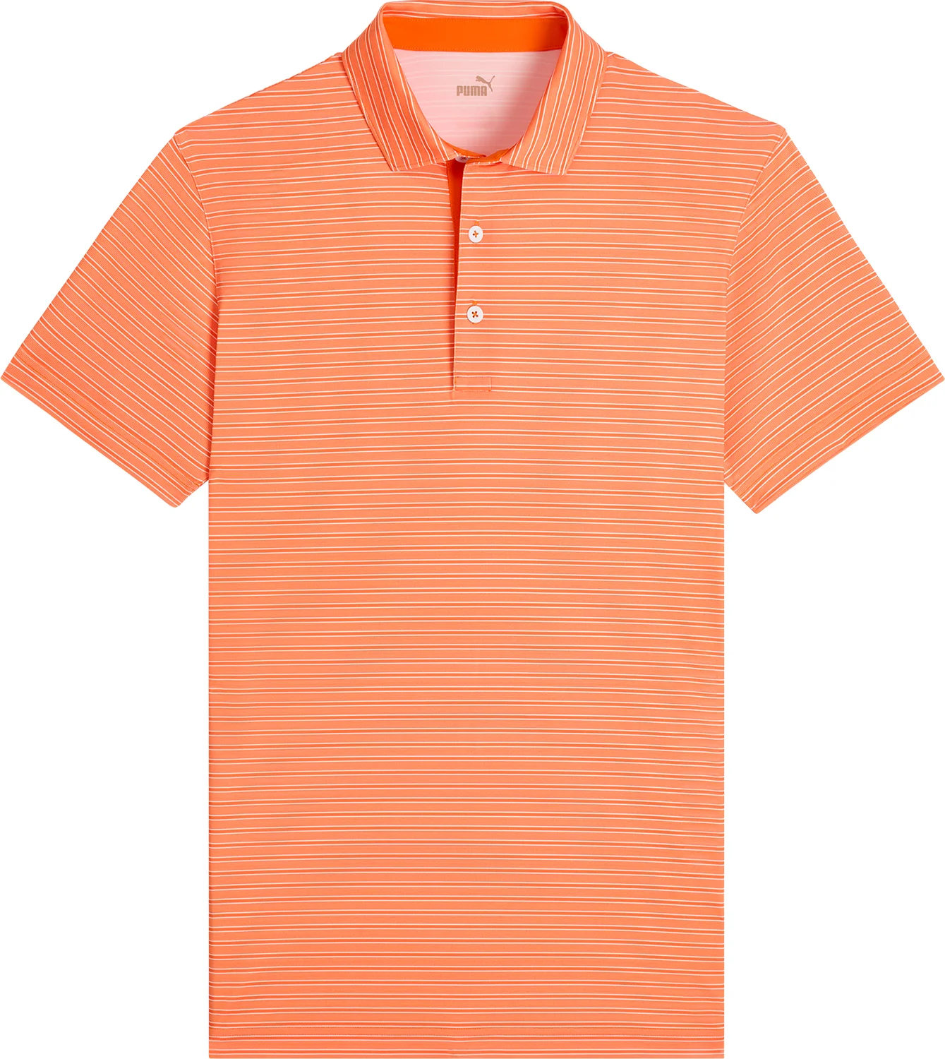 PUMA MATTR Bay Mens Golf Polo - Orange, Size: XXXL