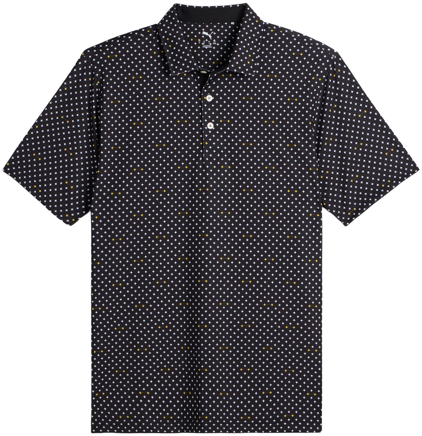 PUMA MATTR Burgh Mens Golf Polo - Black, Size: XXXL