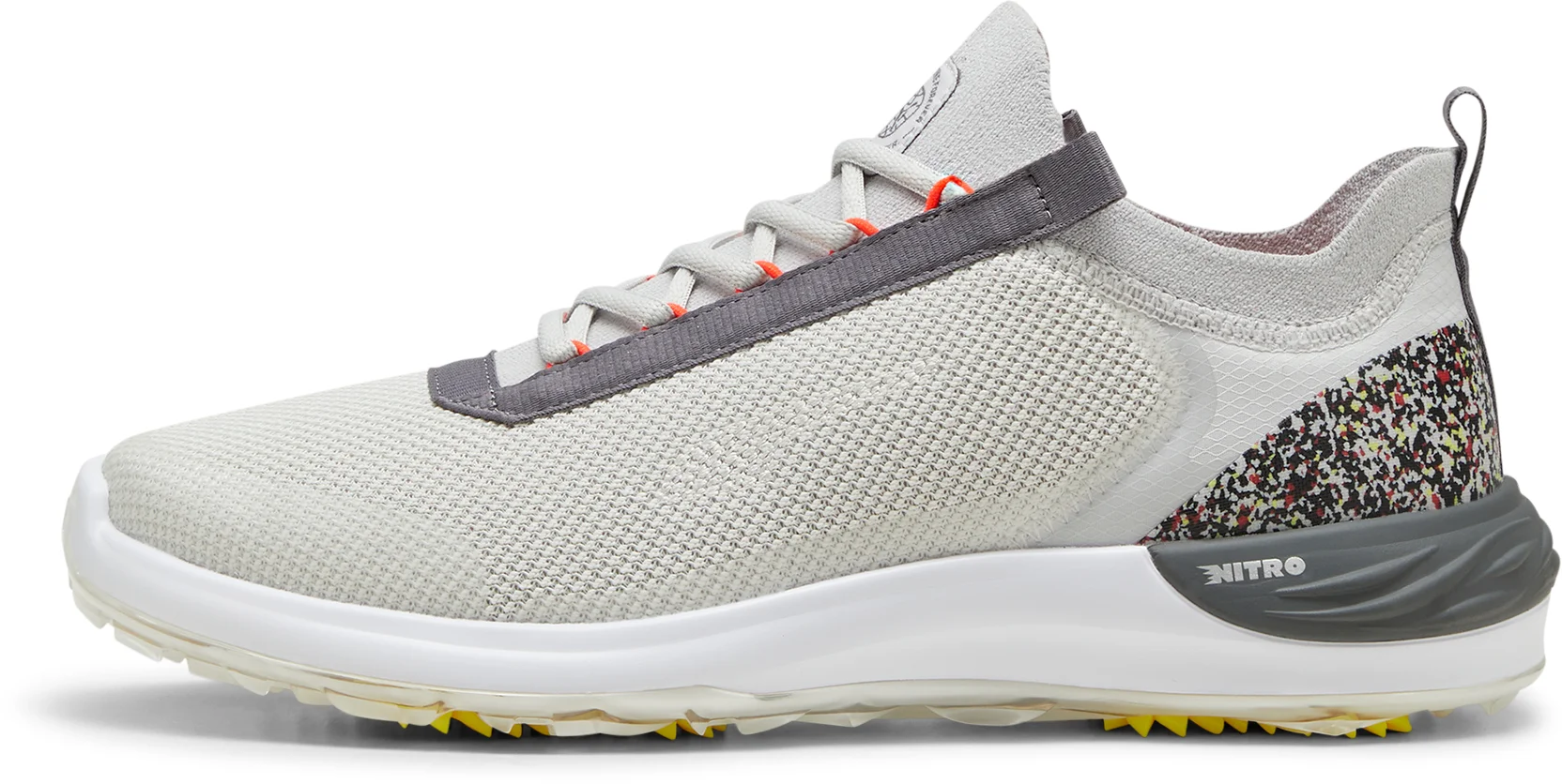 PUMA PHANTOMCAT NITRO SPORT Golf Shoes - Glacial Gray/Slate Sky/Red Blast - 15 - MEDIUM