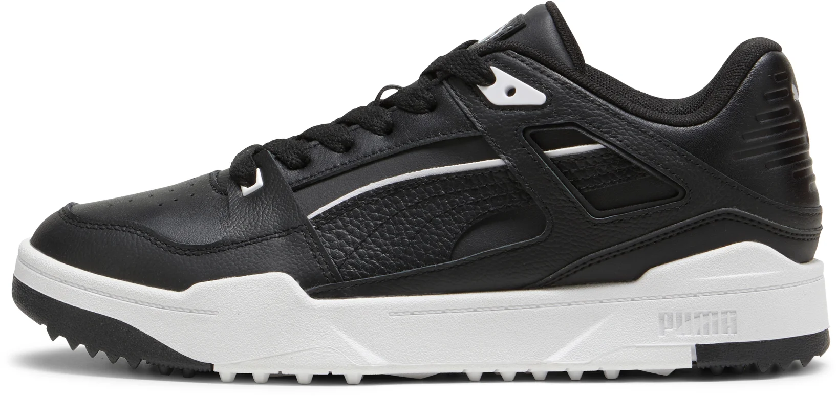 PUMA Slipstream G Golf Shoes - Puma Black/Puma White - 8 - MEDIUM