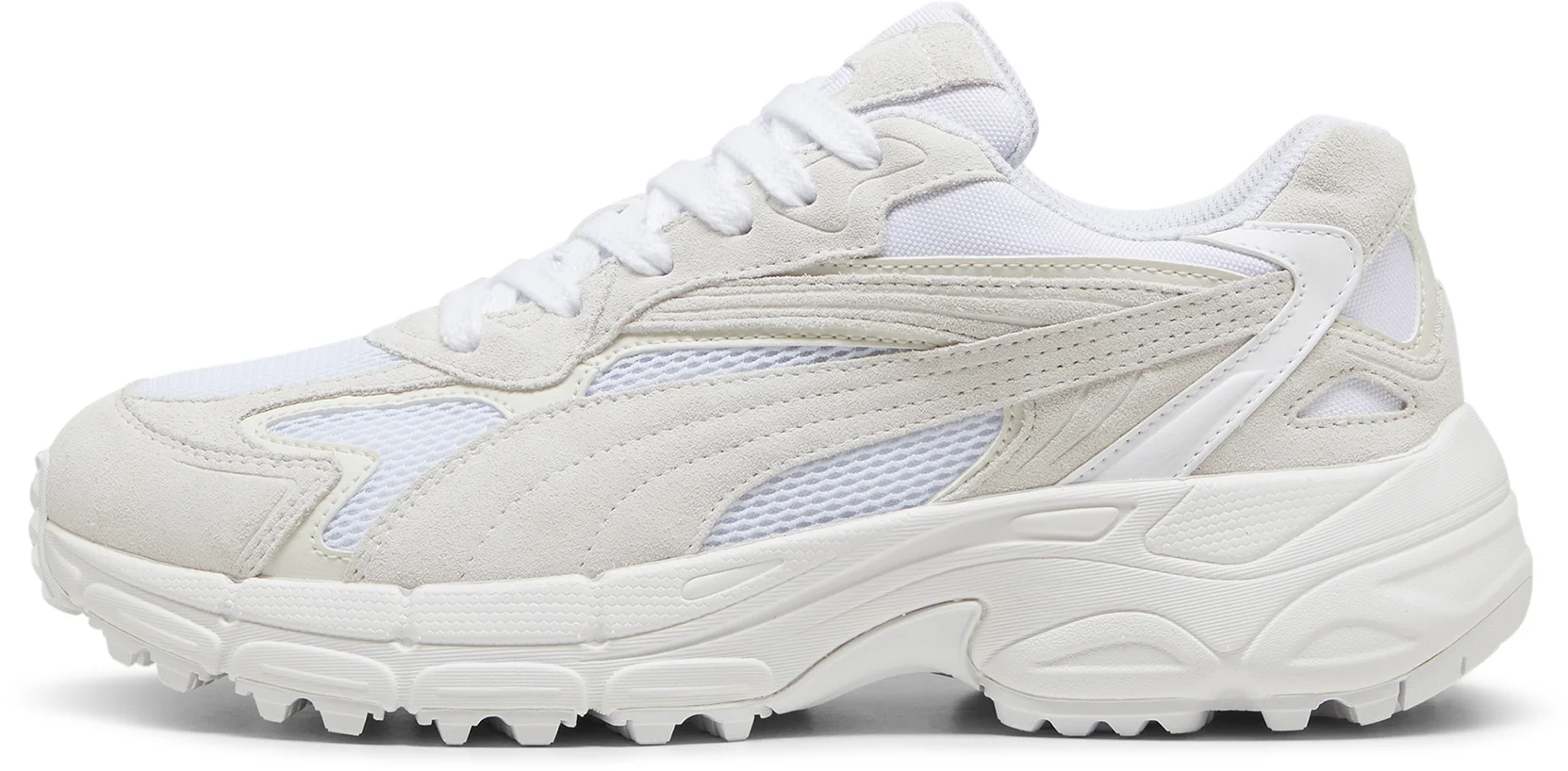 PUMA Teveris G Spikeless Golf Shoes - Puma White - 13.5 - MEDIUM