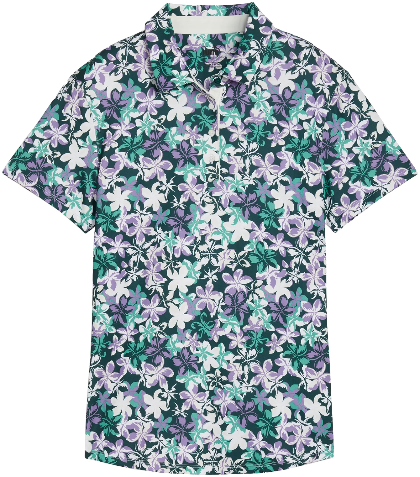 PUMA Womens MATTR Lillie Golf Polo - Multicolor, Size: X-Small