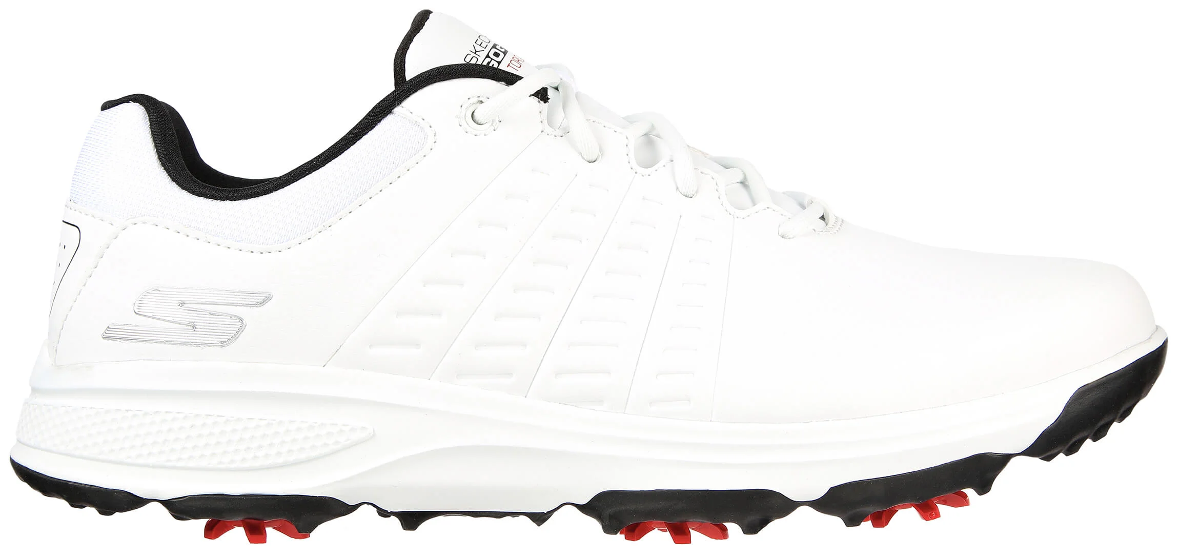 Skechers GO GOLF Torque 2 Golf Shoes - White/Black - 8 - WIDE