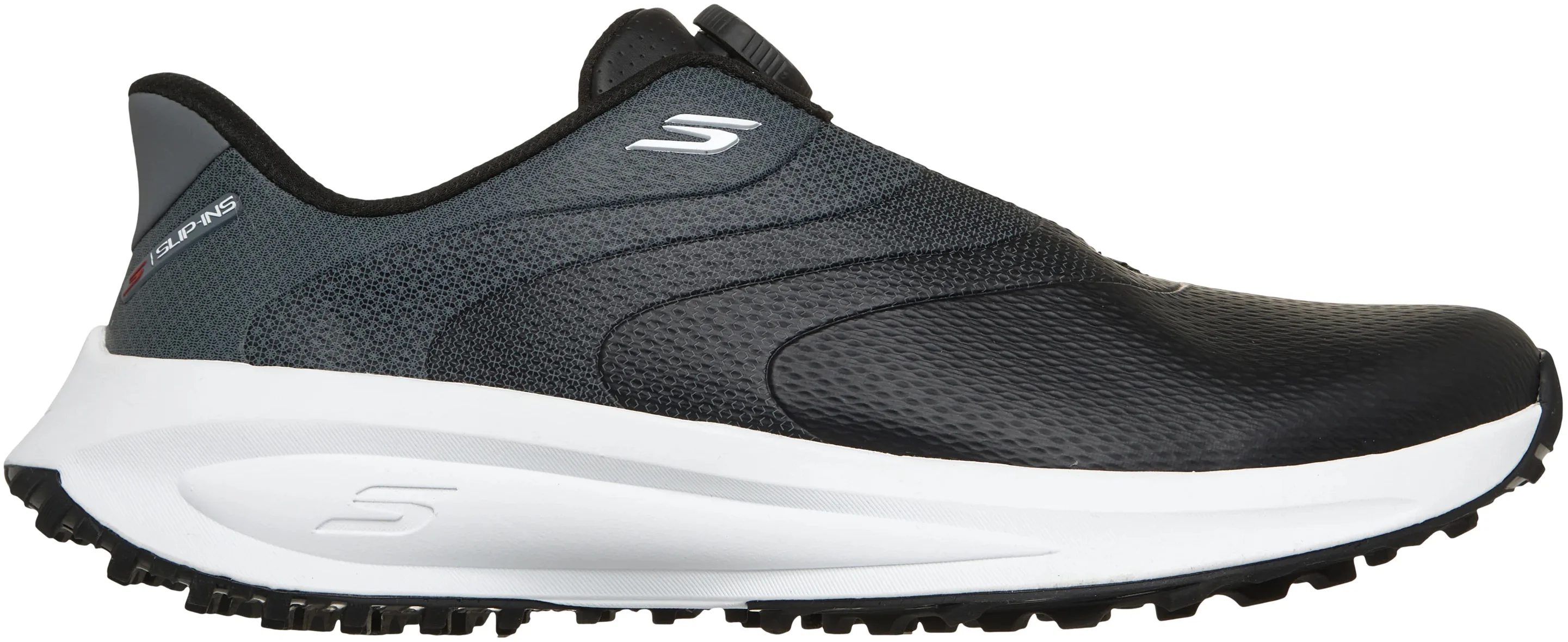 Skechers Slip-ins Waterproof Flow SI Twist-Fit Golf Shoes - Black - 10 - MEDIUM