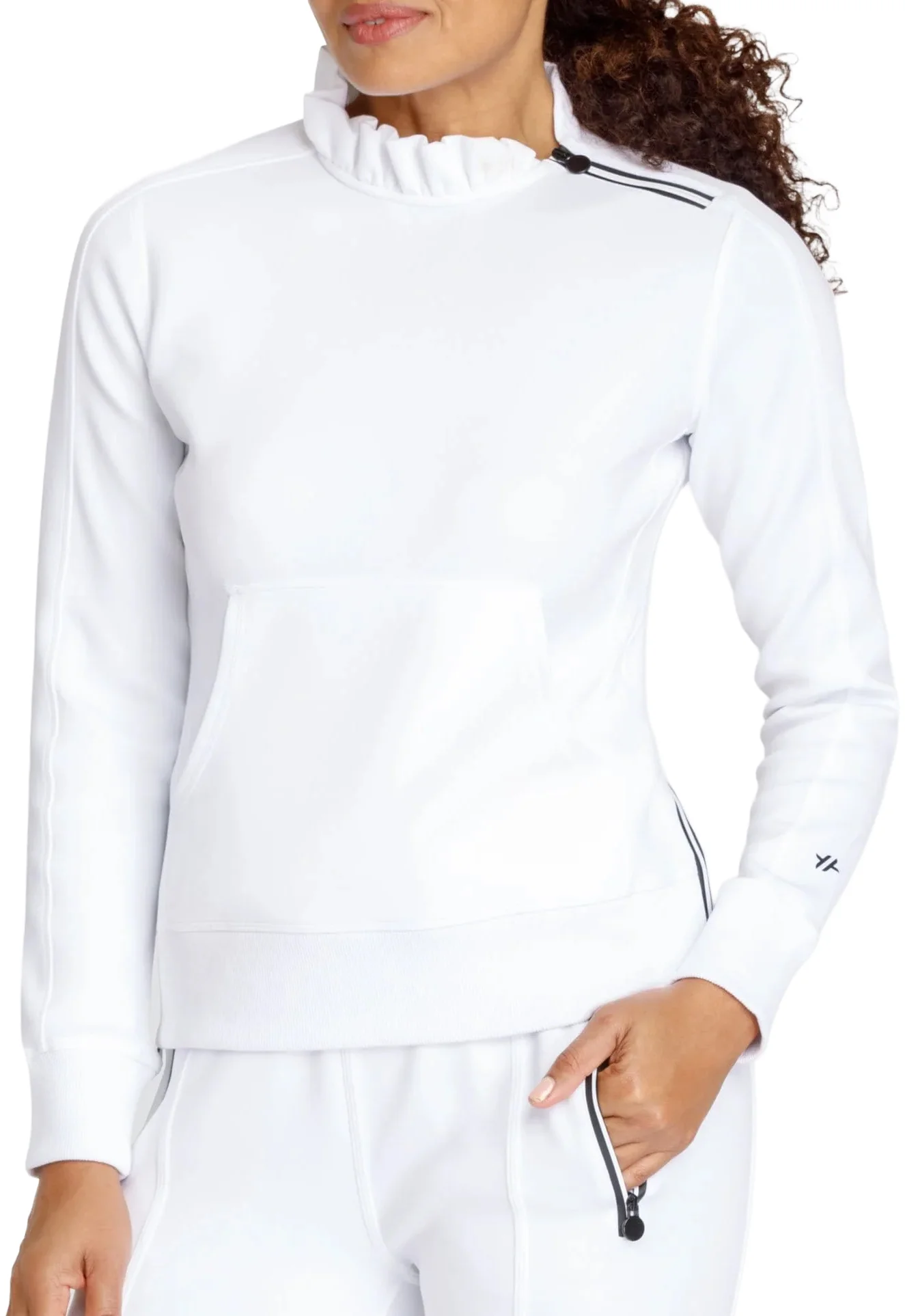 Tail Activewear Womens Condoleezza Golf Pullover - White, Size: X-Small