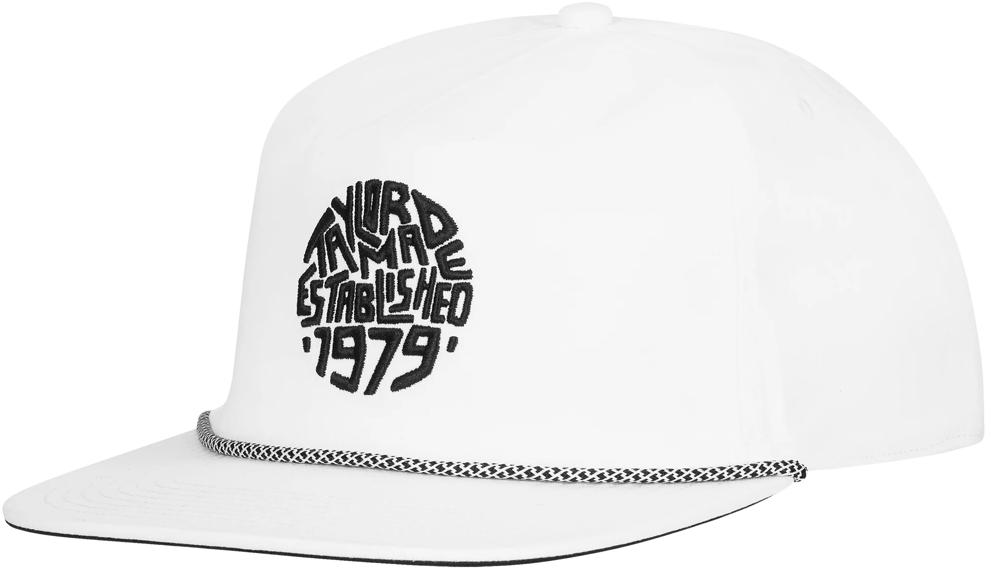 TaylorMade Daytona Rope Mens Golf Hat - White