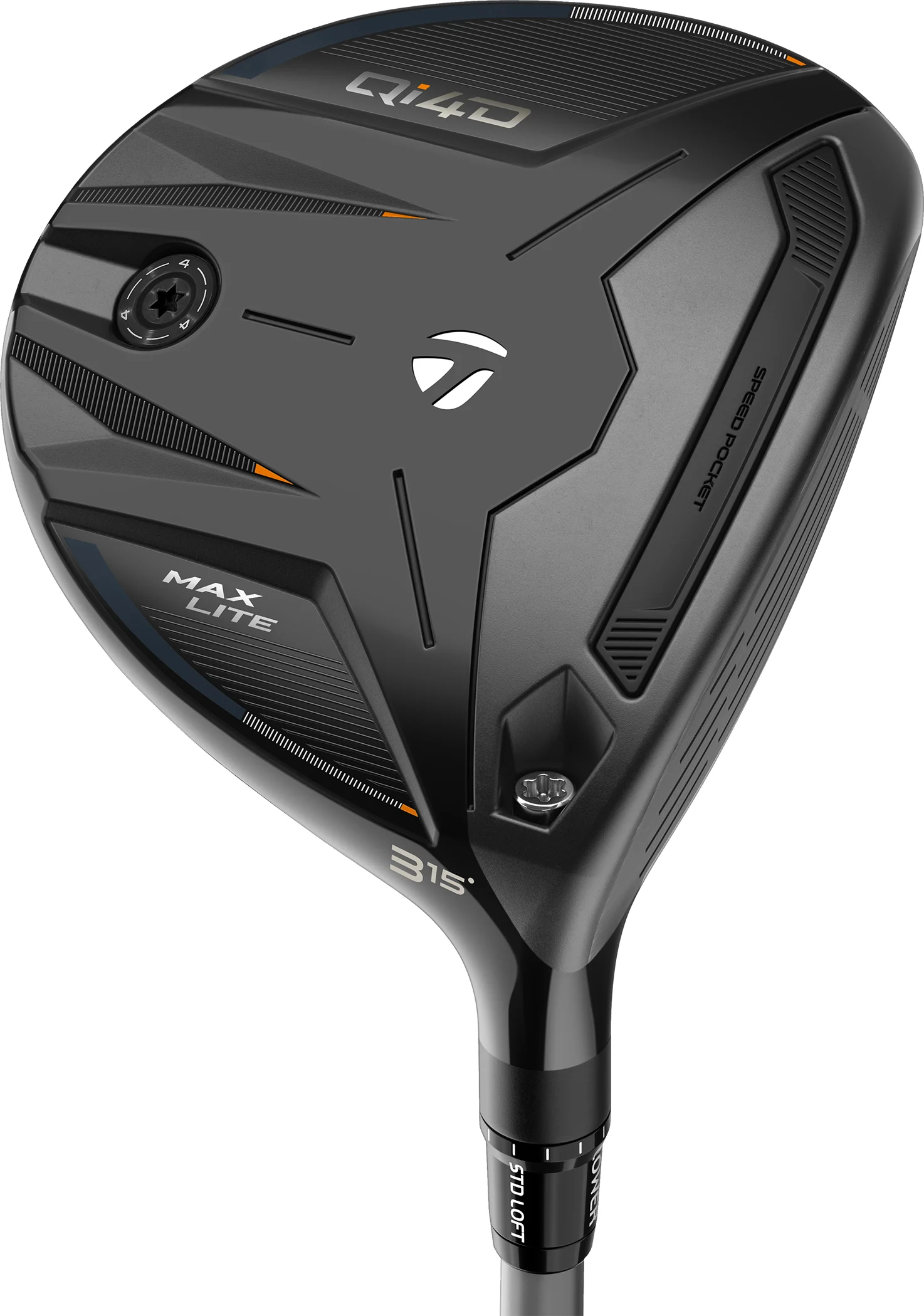 TaylorMade Womens Qi4D Max Lite Fairway Woods 2026 - RIGHT - REAX 40 L - 3W/15.0 - Golf Clubs