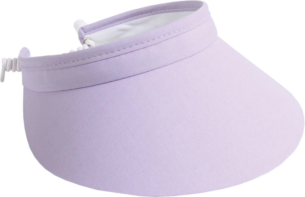 Town Talk Womens 4 Inch Brim Twisted Cord Golf Visor - Purple