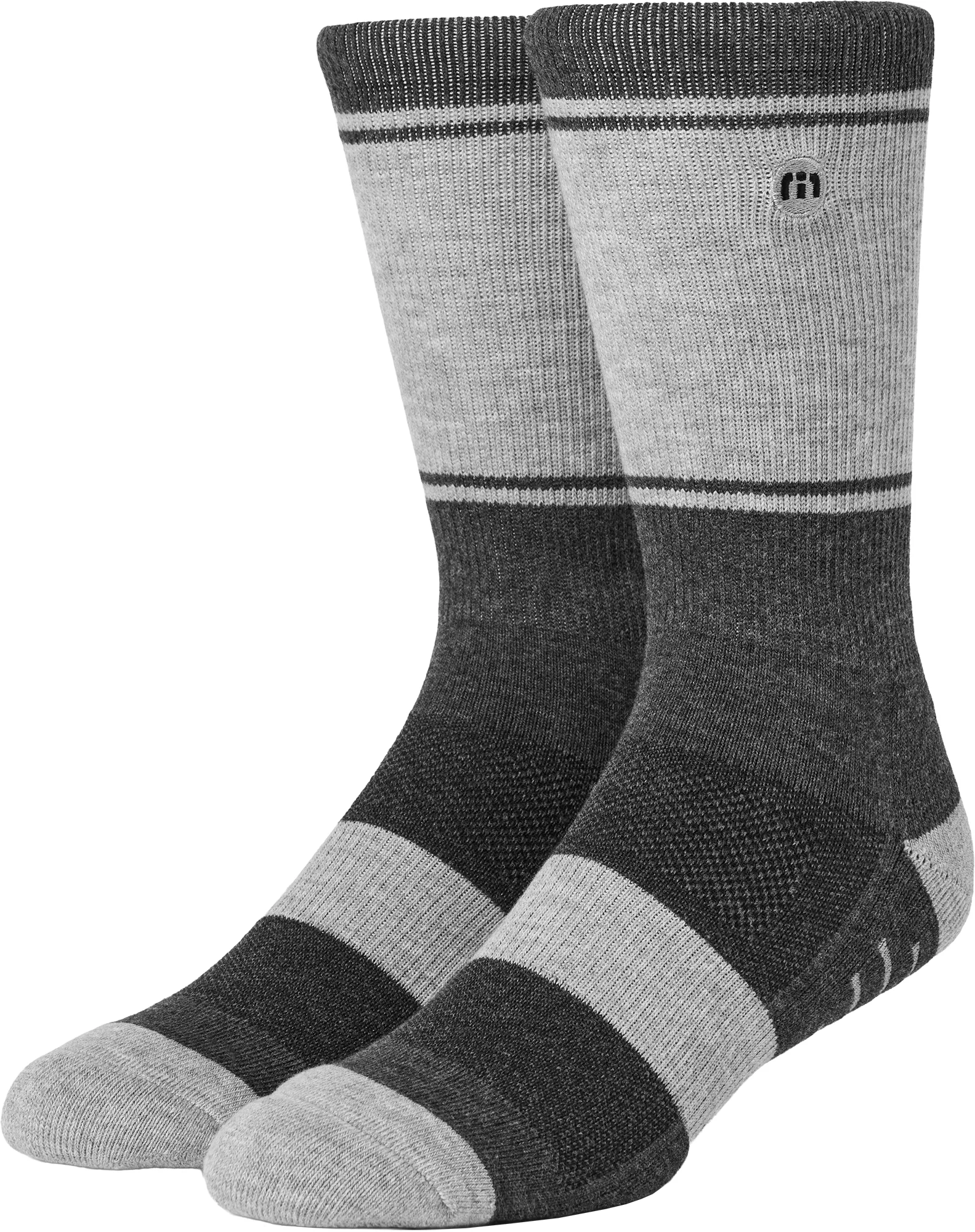 TravisMathew Baja 3.0 Crew Mens Golf Socks - Grey