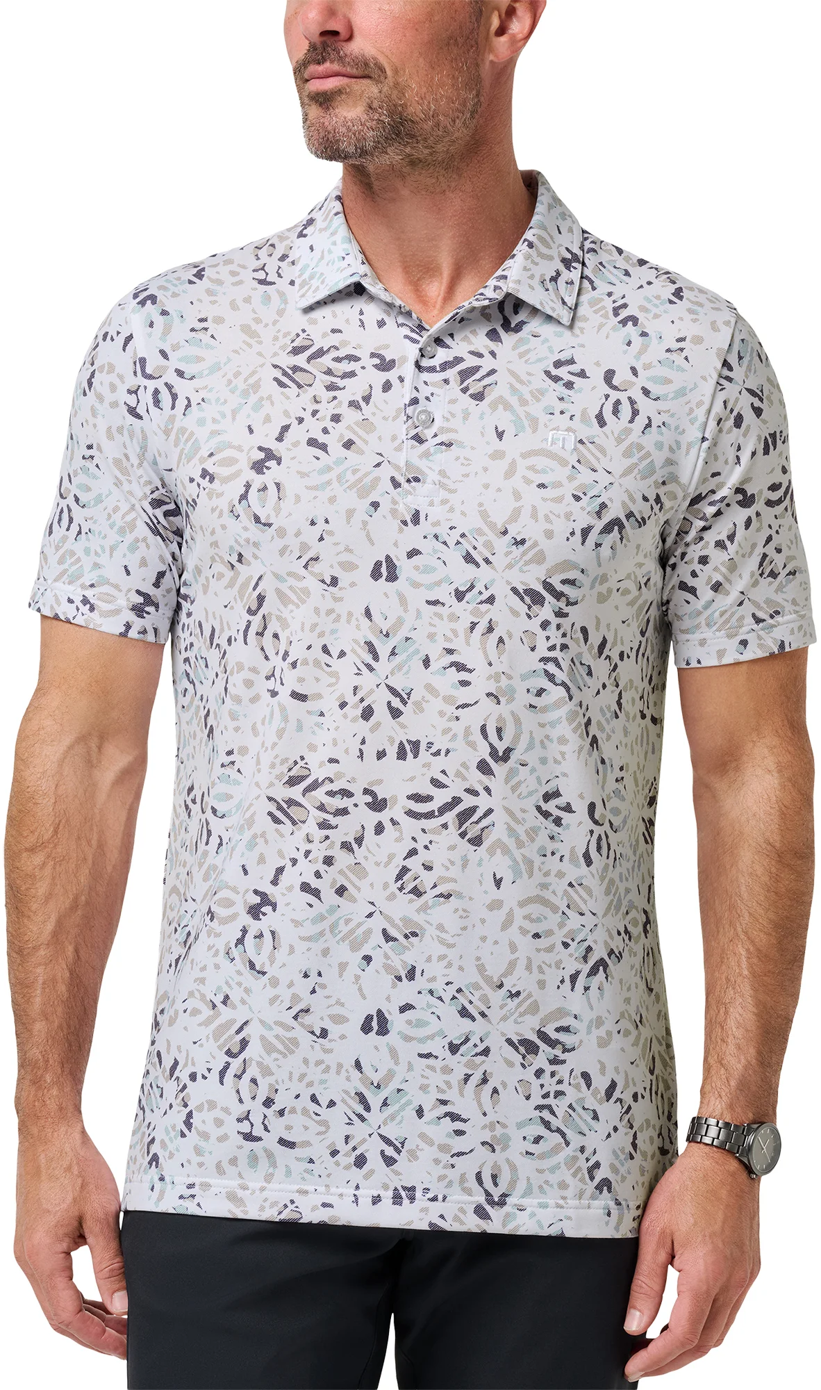 TravisMathew Featherweight Chill Mens Golf Polo - White, Size: Medium