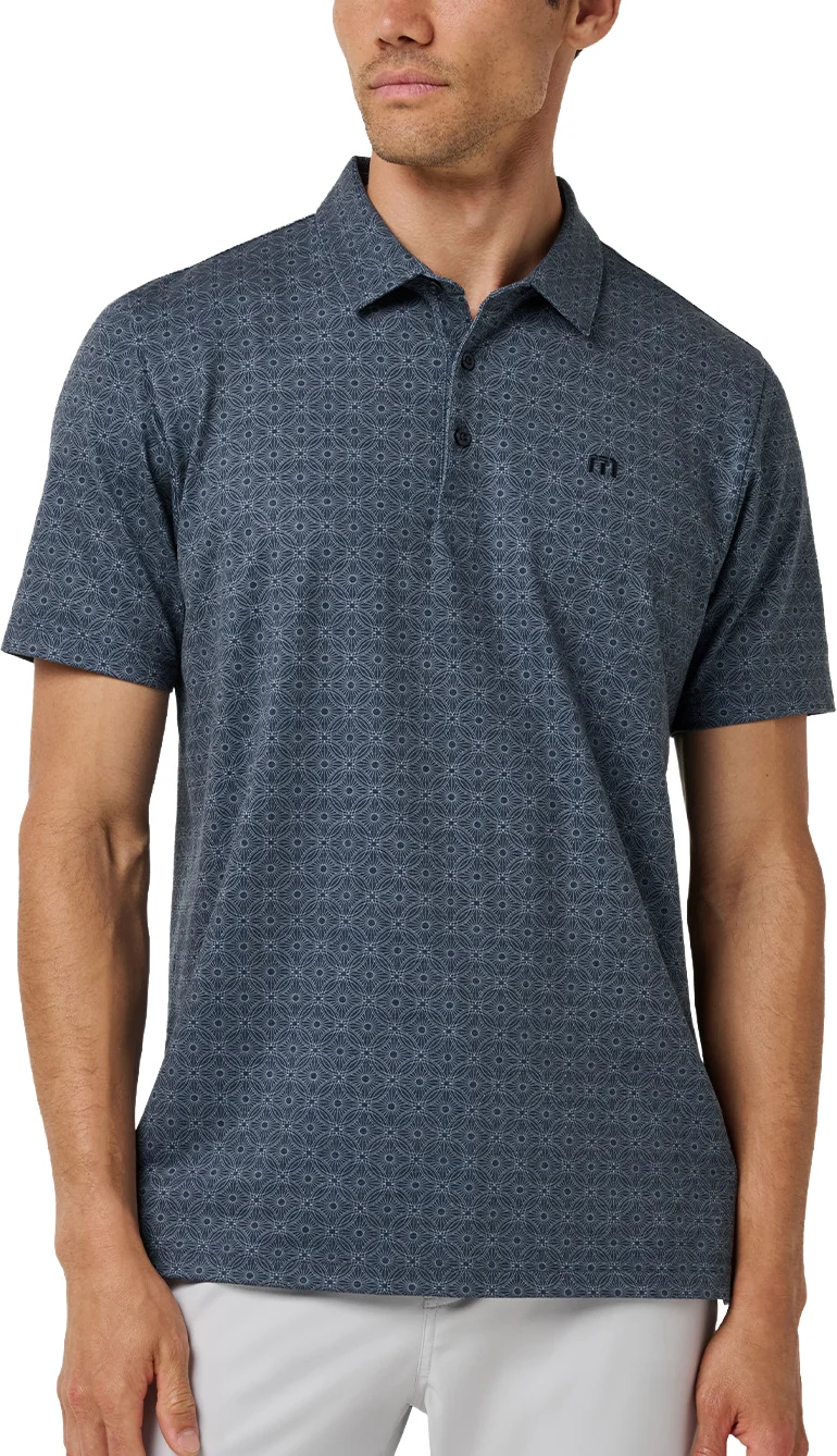 TravisMathew Featherweight Trophy Ready Mens Golf Polo - Blue, Size: Small