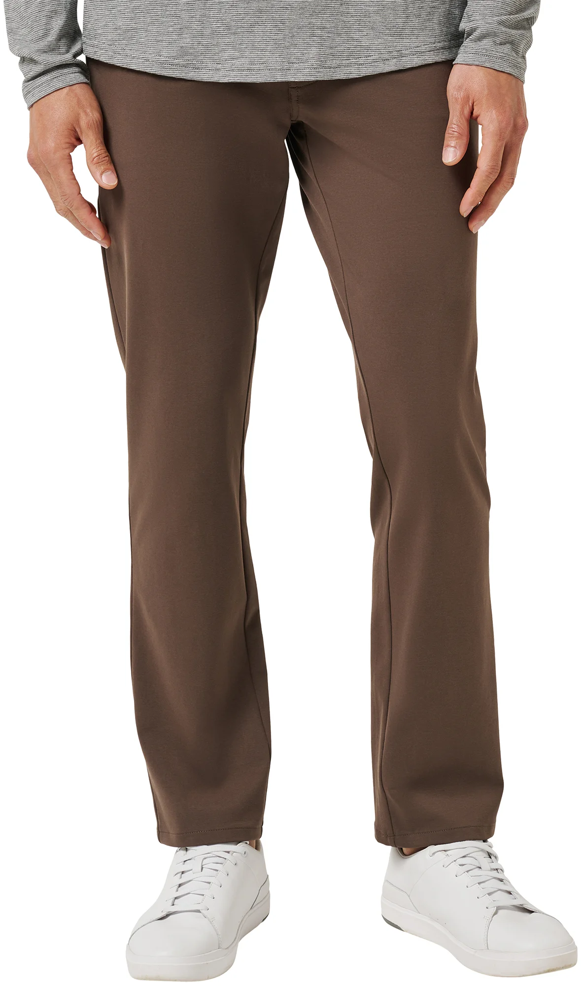 TravisMathew Legacy Stretchknit Mens Golf Pants - Brown, Size: 32
