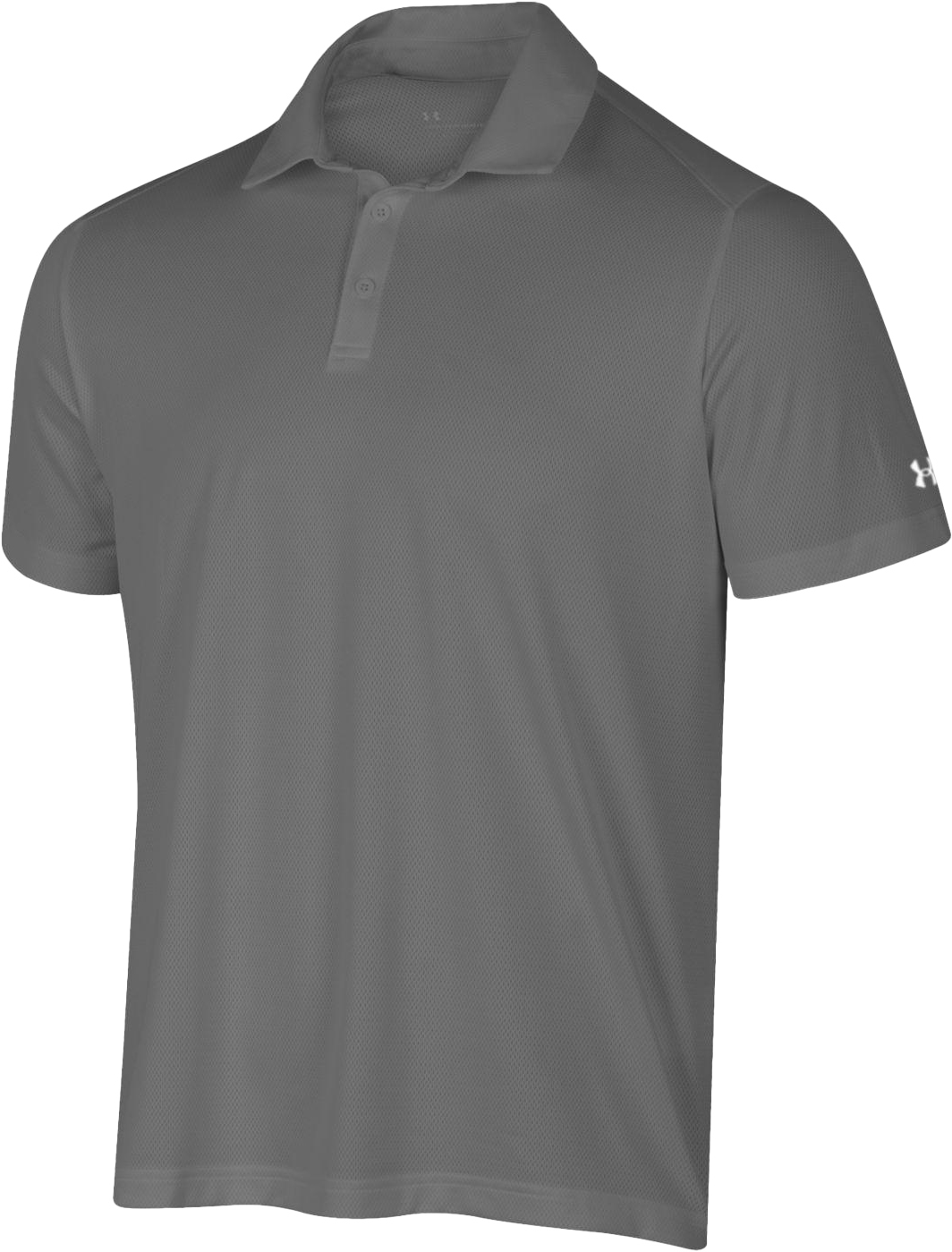 Under Armour UA Tech Mens Golf Polo 3.0 - Grey, Size: Small