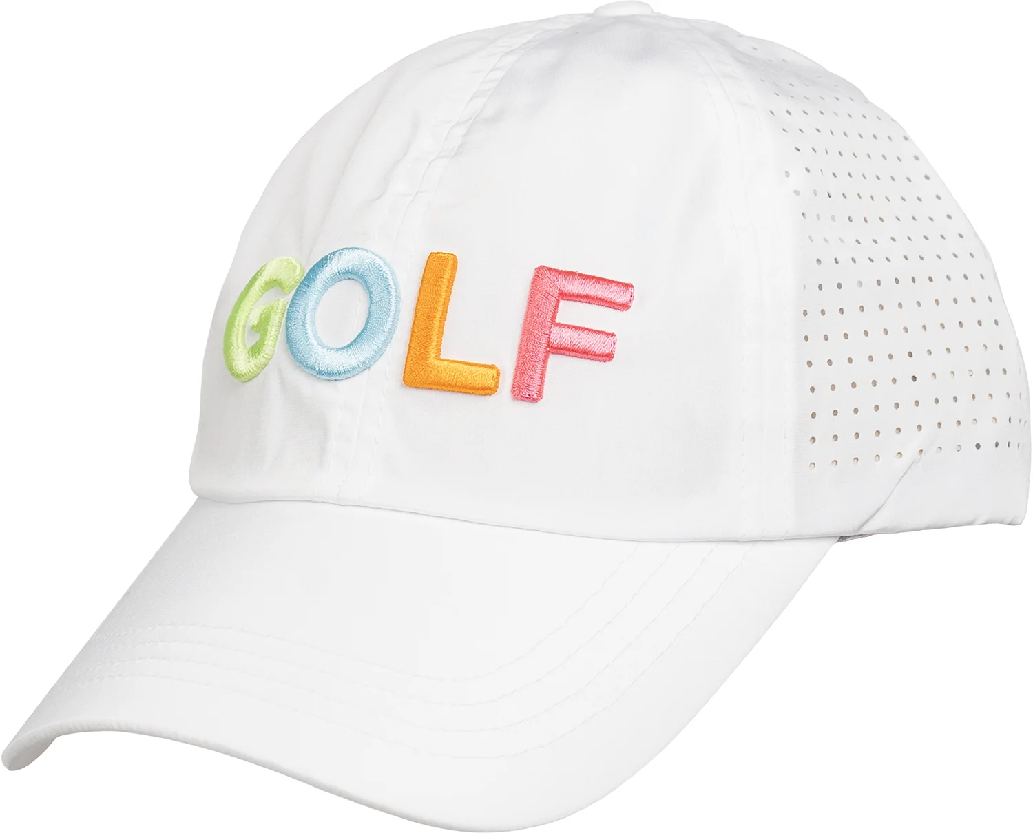 VIMHUE Womens Multi Golf Puff Sun Goddess Tuck In Strap UPF 50+ Golf Hat - Multicolor