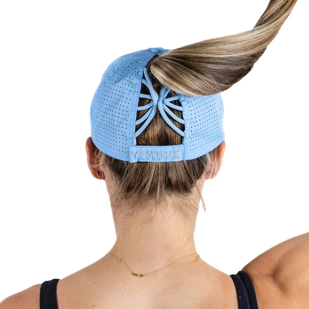 VIMHUE Womens Sun Goddess UPF 50+ Golf Hat - Blue