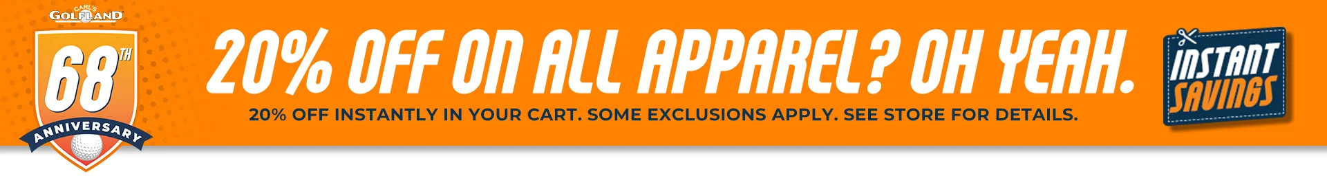 2026 Apparel Instant Savings Coupons