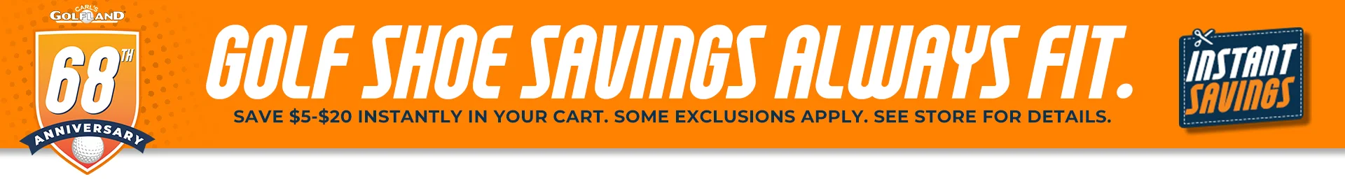2026 Golf Shoe Instant Savings Coupons