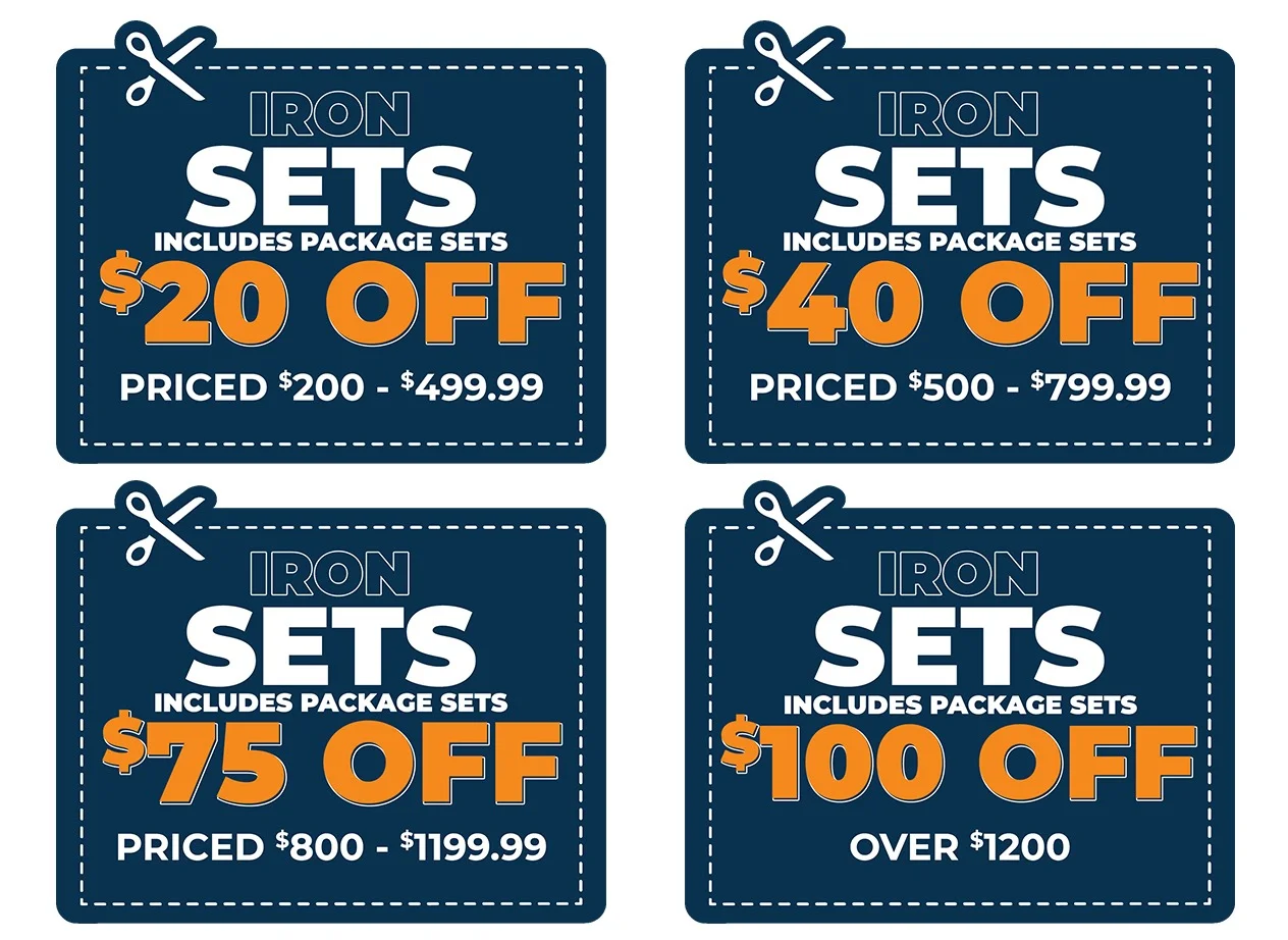 Iron and Package Set Coupons