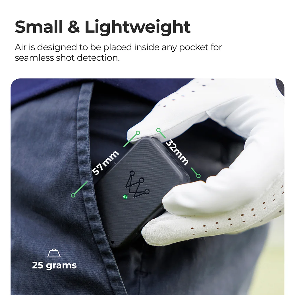 Arccos Air AI Golf Shot Tracker Small and Lightweight