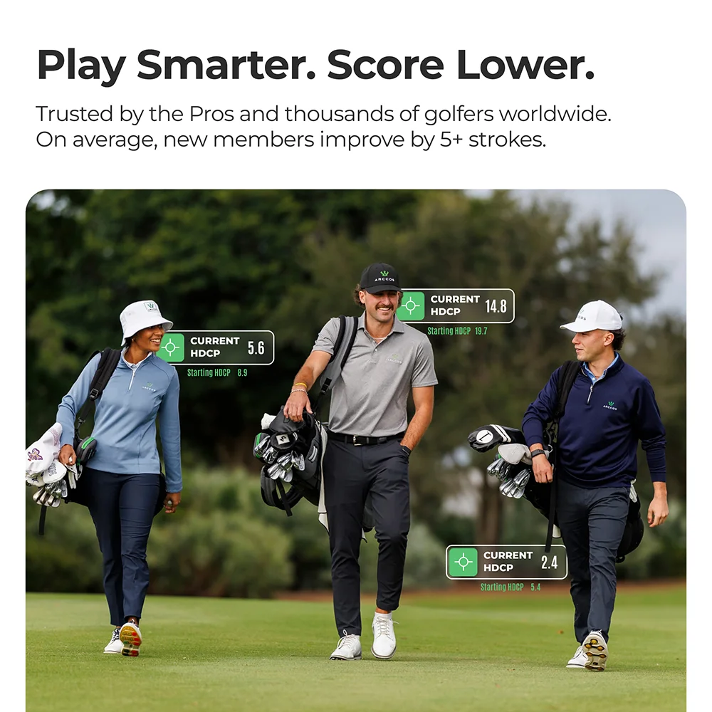 Arccos Air AI Golf Shot Tracker Play Smarter and Lower Your Score