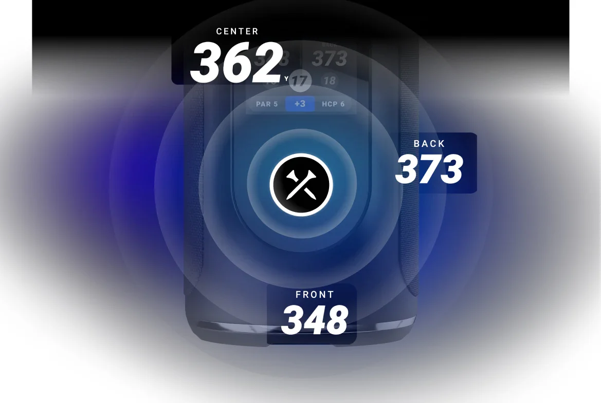 Blue Tees Player Pro GPS Golf Speaker