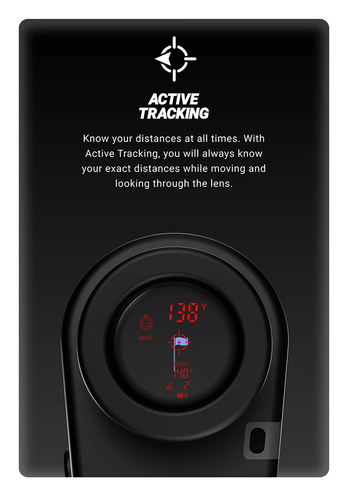 Blue Tees Series 3 Max+ Golf Rangefinder - Black