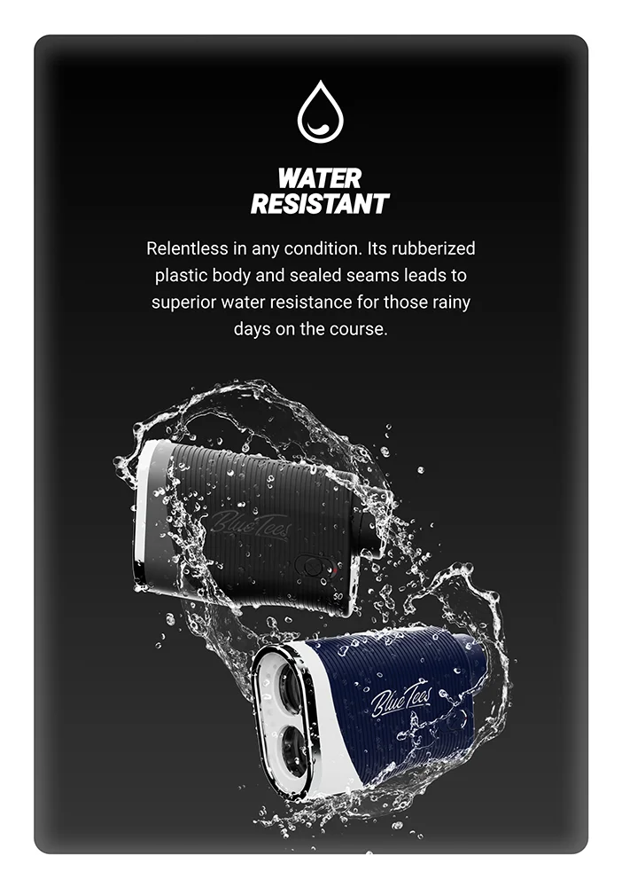 Blue Tees Series 3 Max+ Golf Rangefinder Water Resistant
