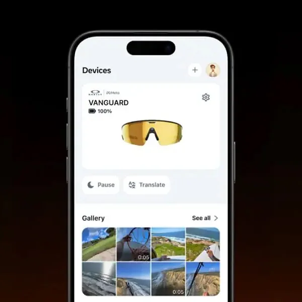 Oakley Meta Vanguard Sunglasses Meta AI App